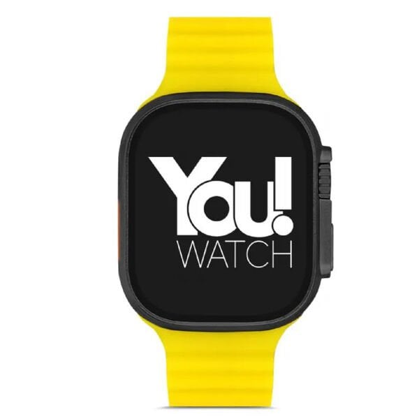 You Watch A8-A82 You Smart Black & Yellow Silicon Unisex Kol Saati