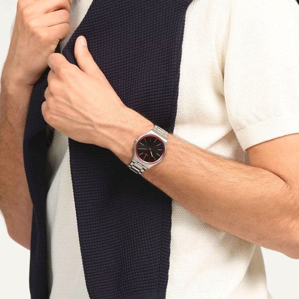 Swatch SS07S129G Red Graphite Kol Saati