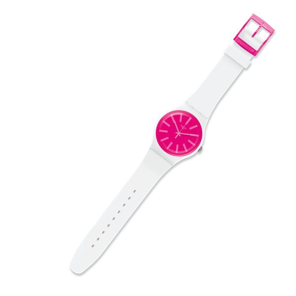 Swatch SUOW162 Beyaz Plastik Slikon Kol Saati