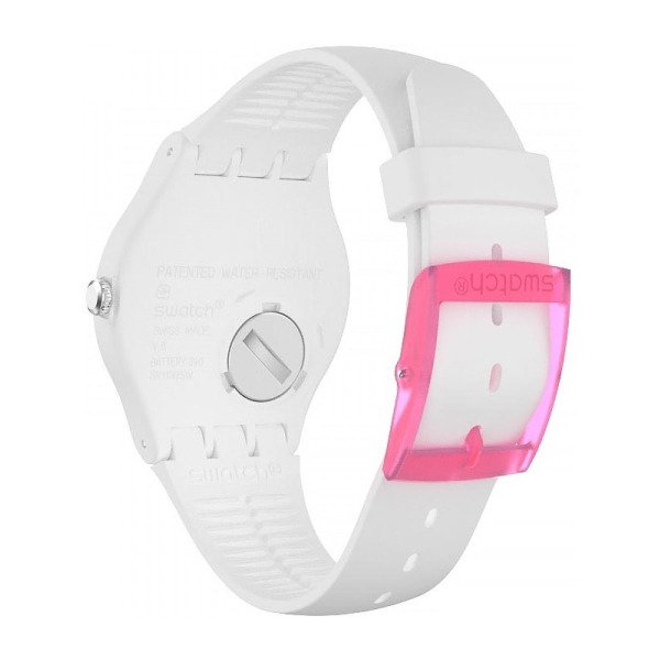 Swatch SUOW162 Beyaz Plastik Slikon Kol Saati
