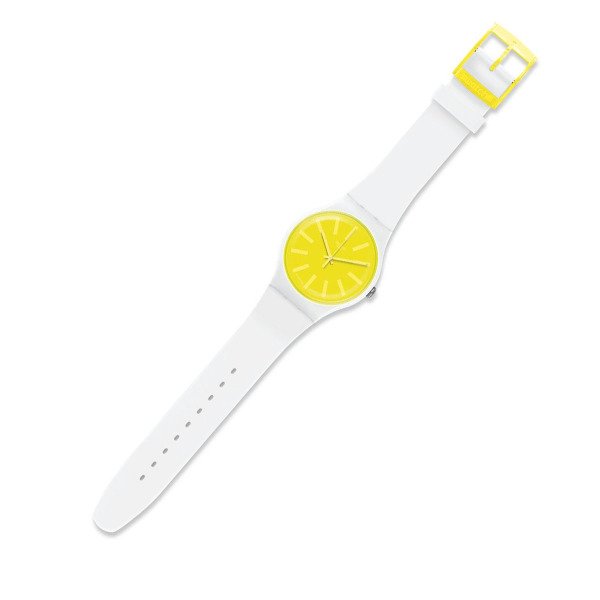 Swatch SUOW165 Beyaz Plastik Silikon Kol Saati