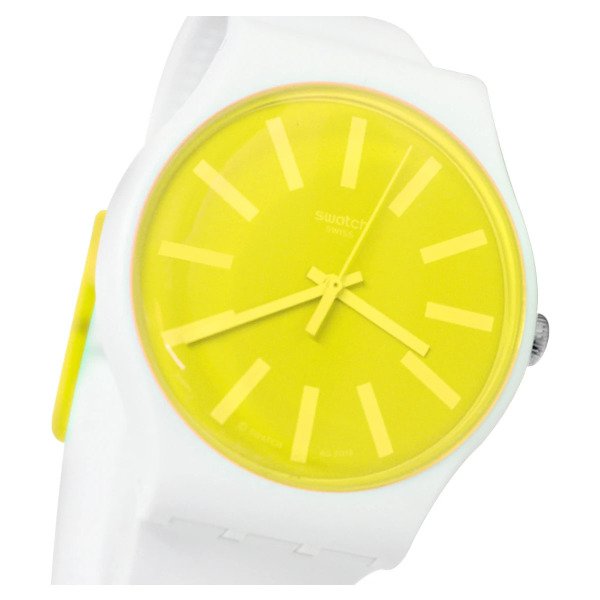 Swatch SUOW165 Beyaz Plastik Silikon Kol Saati