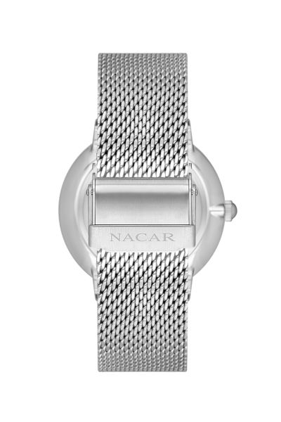 Nacar NC34-290431-ALSM Çelik Hasır Erkek Kol Saati