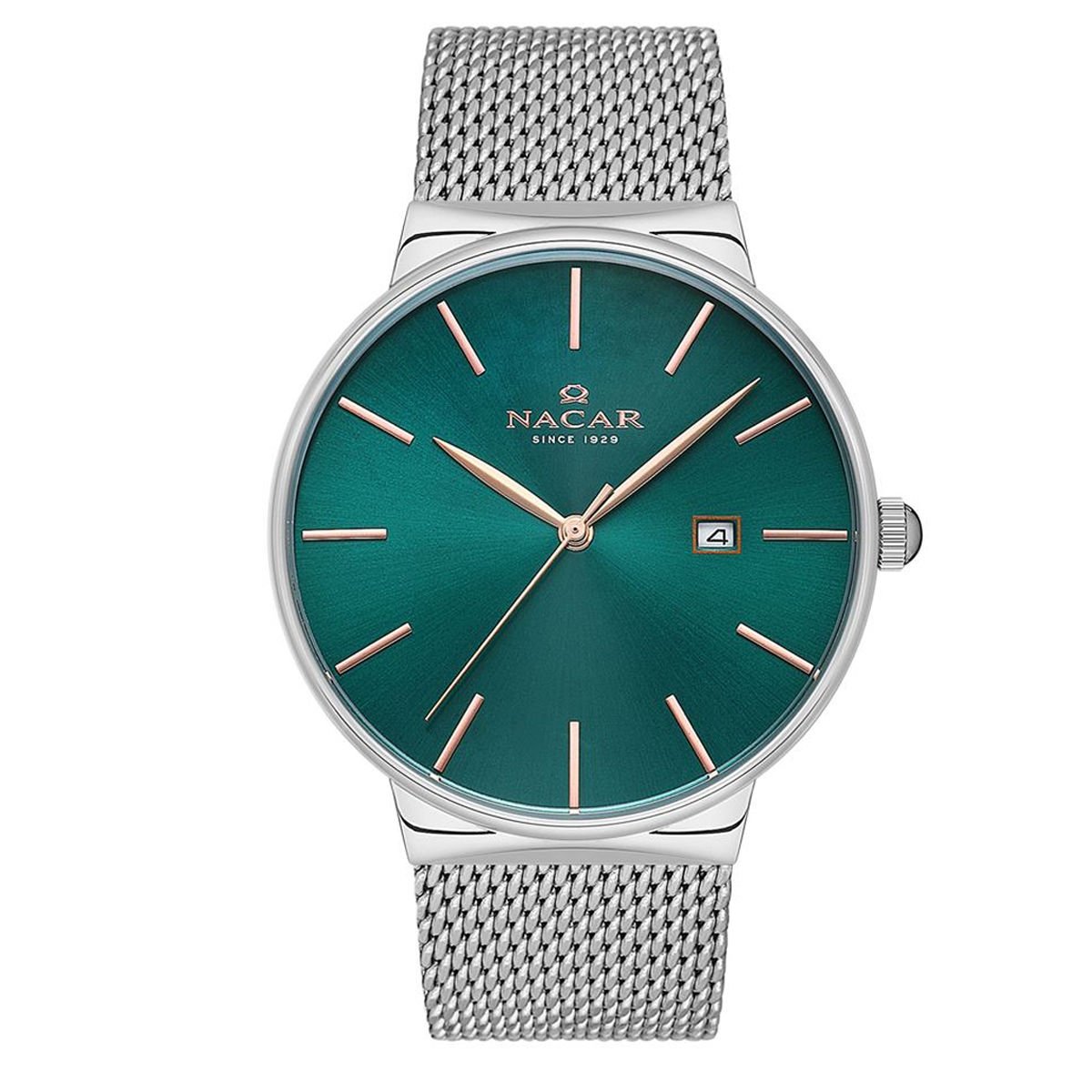 Nacar NC34-290431-ANRM Çelik Hasır Erkek Kol Saati