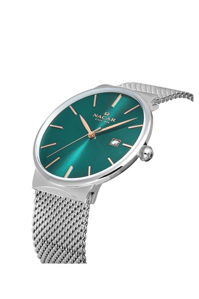 Nacar NC34-290431-ANRM Çelik Hasır Erkek Kol Saati