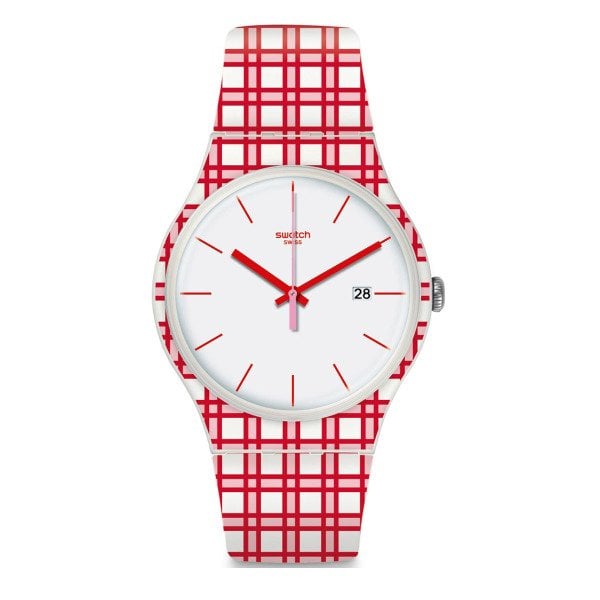 Swatch SUOW401 Plastik Slikon Kadın Kol Saati