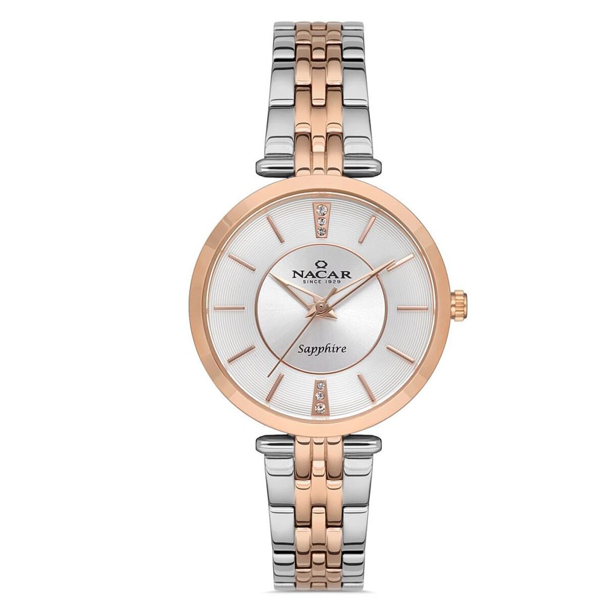 Nacar  NC34-39B324-ESM Kadın Kol Saati Safir Cam