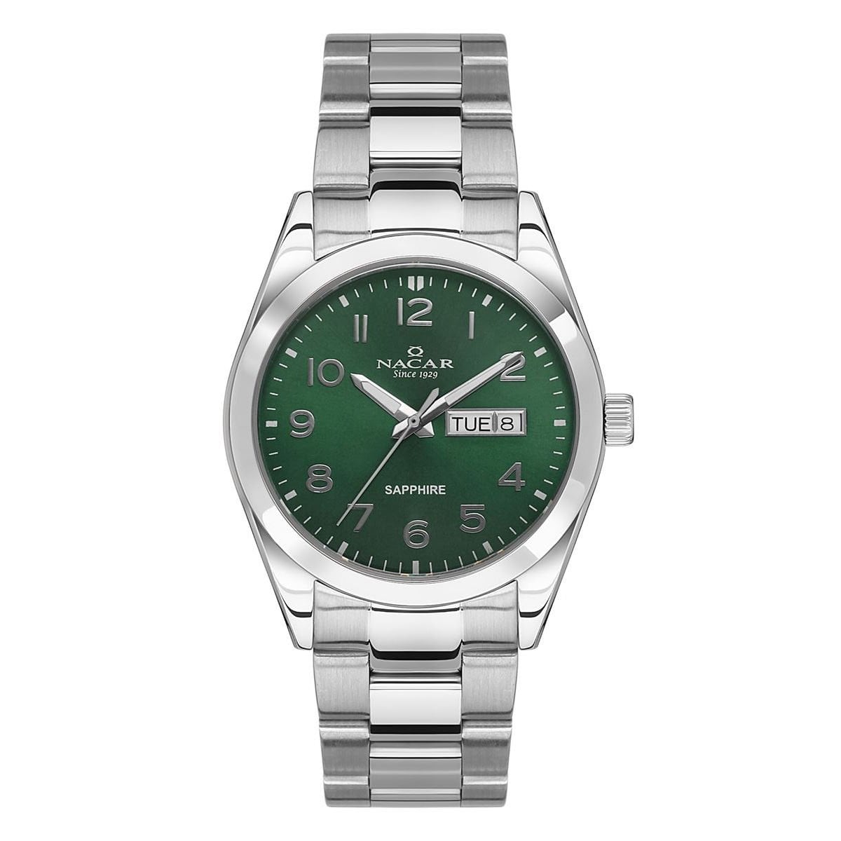 Nacar NC31-299228-ANM Erkek Kol Saati Safir Cam