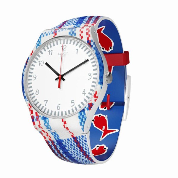 Swatch SUOZ258C Plastik Silikon Kol Saati