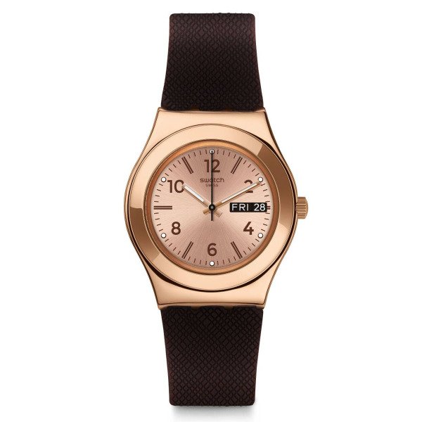 Swatch YLG701 Rose Plastik Silikon Unisex Kol Saati