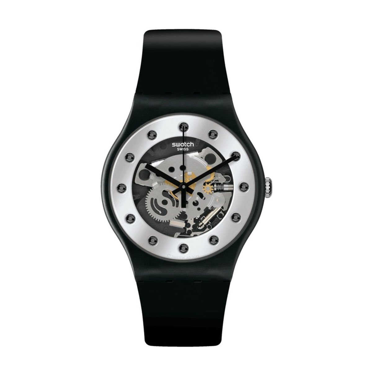 Swatch SO29B109 Silver Glam Again Erkek Kol Saati