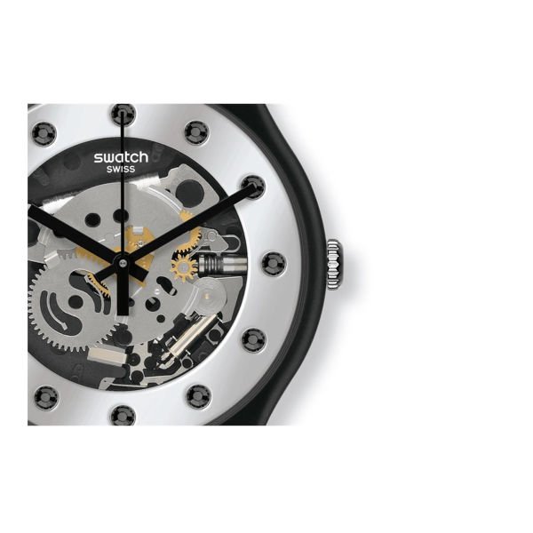 Swatch SO29B109 Silver Glam Again Erkek Kol Saati