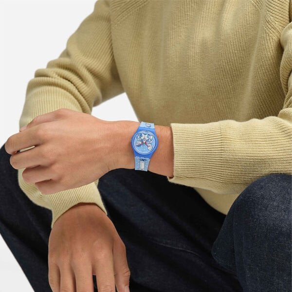 Swatch Two Tone Tidings Unisex Kol Saati SO28Z126