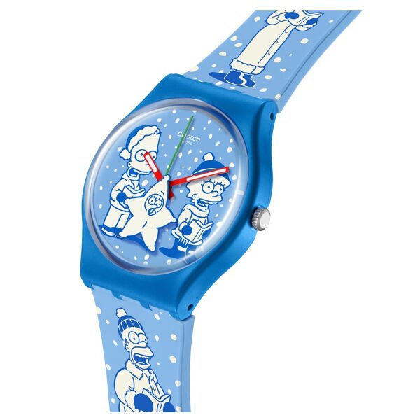 Swatch Two Tone Tidings Unisex Kol Saati SO28Z126