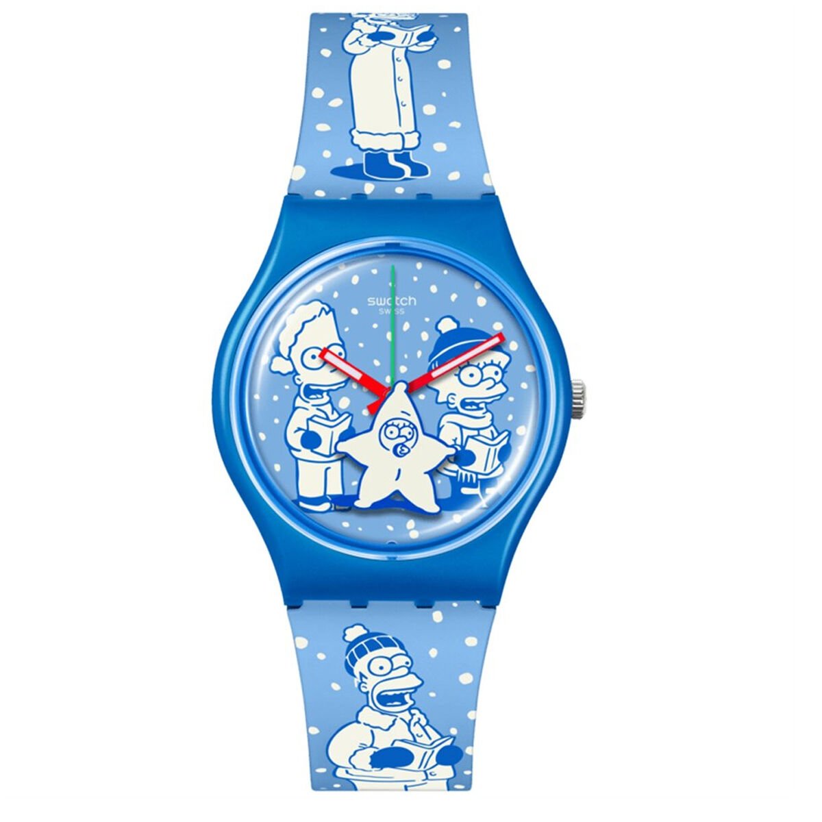 Swatch Two Tone Tidings Unisex Kol Saati SO28Z126