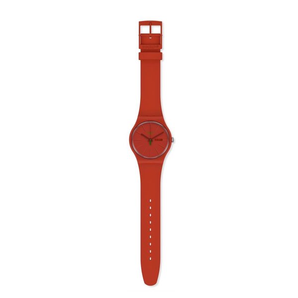 Swatch SO29R700 RedVremja Unisex Kol Saati
