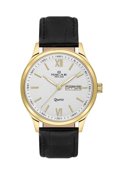 Nacar NC31-29B155-DSL1  Deri Erkek Kol Saati