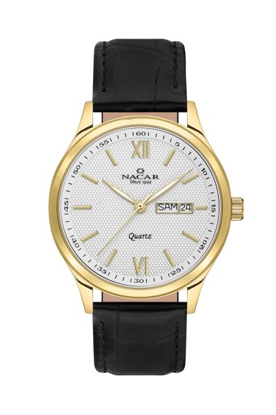 Nacar NC31-29B155-DSL1  Deri Erkek Kol Saati