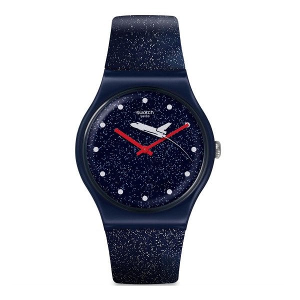 Swatch SUOZ305 James Bond Moonraker Plastik Silikon Kol Saati