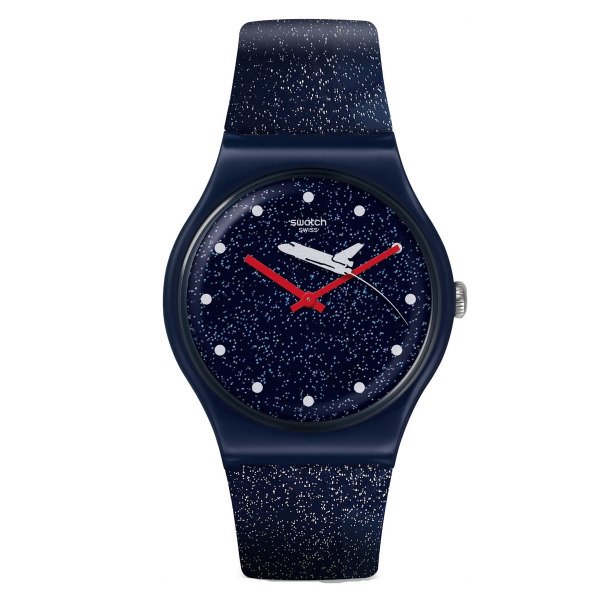 Swatch SUOZ305 James Bond Moonraker Plastik Silikon Kol Saati