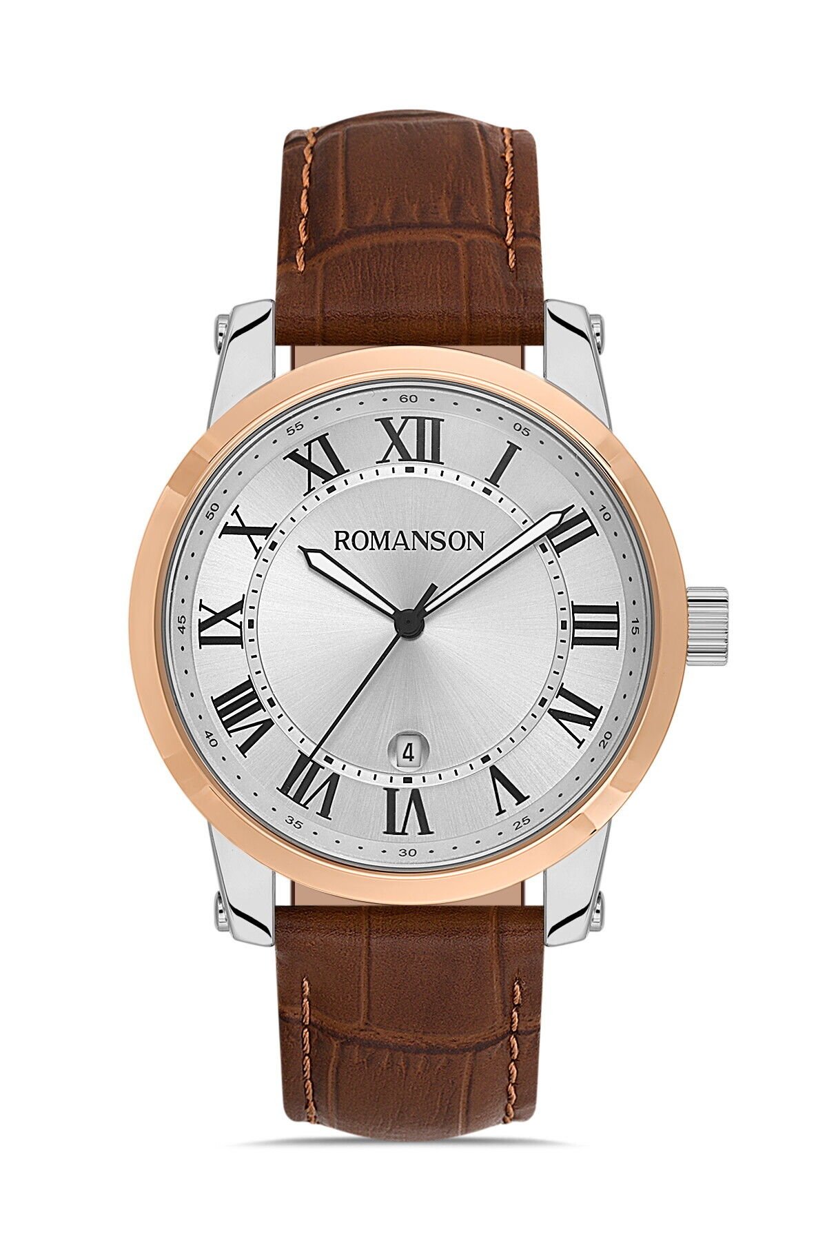 Romanson TL0334MM1JBS5B Deri Erkek Kol Saati