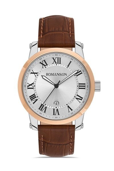 Romanson TL0334MM1JBS5B Deri Erkek Kol Saati