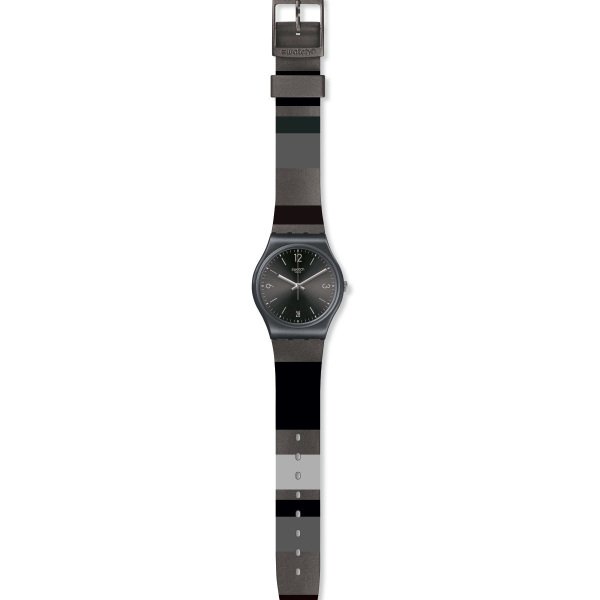 Swatch GB430 Blackeralda Plastik Silikon Kadın Kol Saati