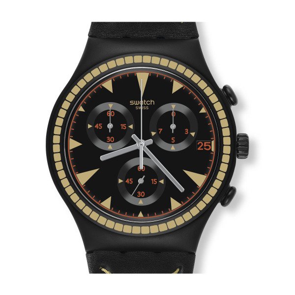 Swatch YCB4024 Deri Kol Saati