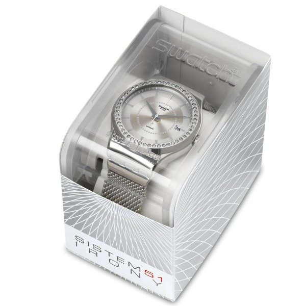 Swatch YIS406G Sistem51 Otomatik Hasır Kadın Kol Saati