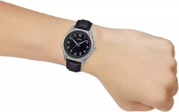 Casio MTP-V005L-1B4UDF Deri Erkek Kol Saati
