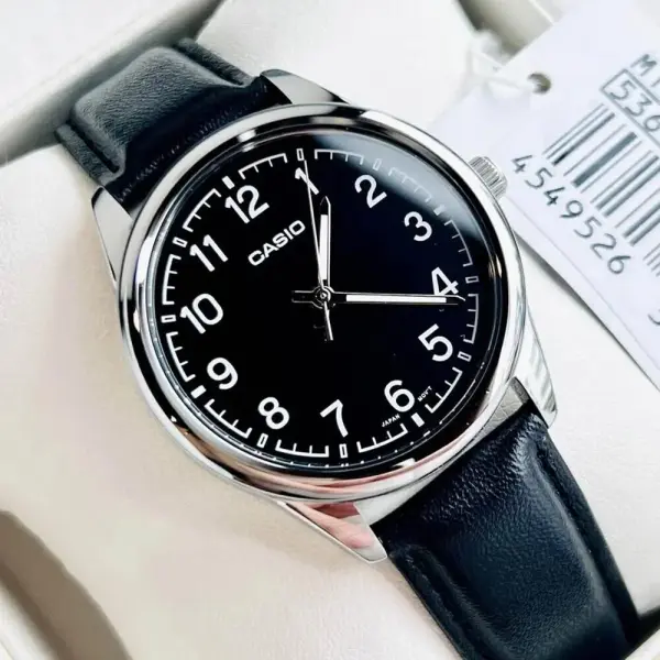 Casio MTP-V005L-1B4UDF Deri Erkek Kol Saati