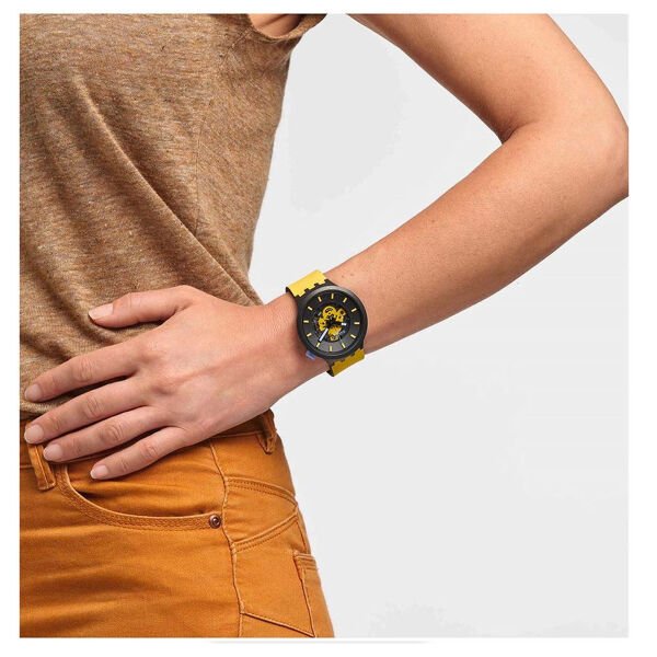 Swatch Sb03b109 MUSTARD SKIES Kol Saati