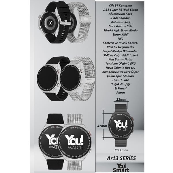 You Watch AR133 Akıllı Saat