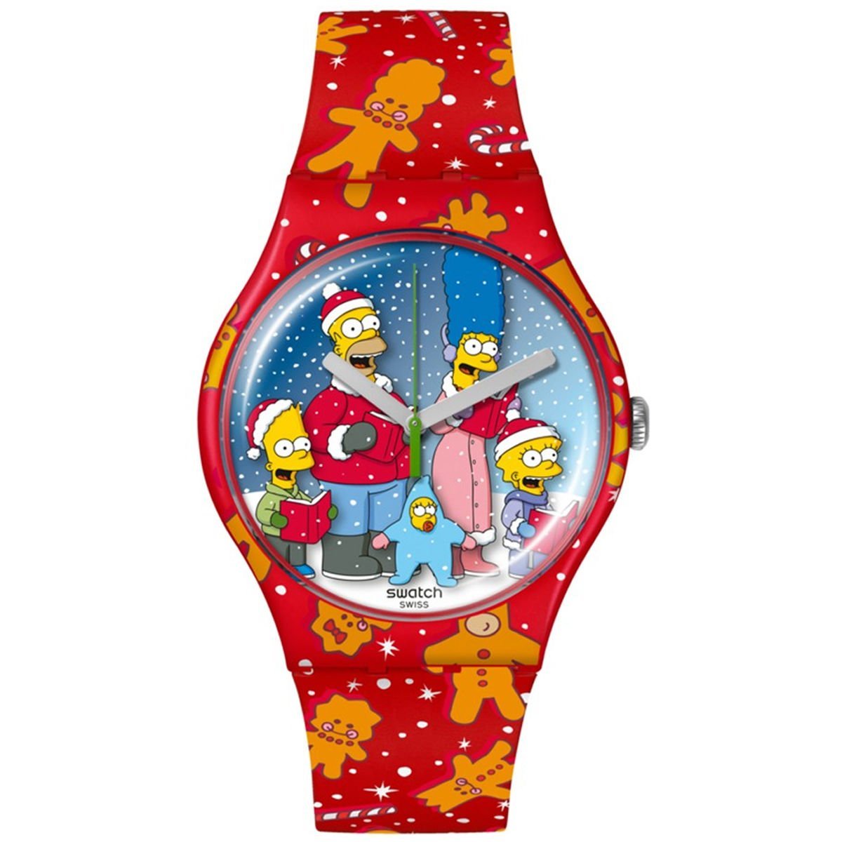 Swatch Jolly Jingle Jamboree Unisex Kol Saati SUOZ361