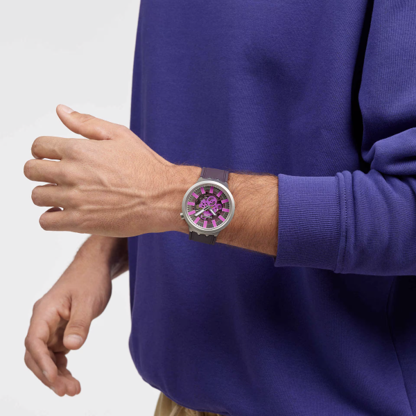 Swatch SB07S120 AUDACIOUS ACAI Kol Saati