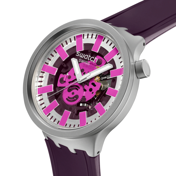Swatch SB07S120 AUDACIOUS ACAI Kol Saati