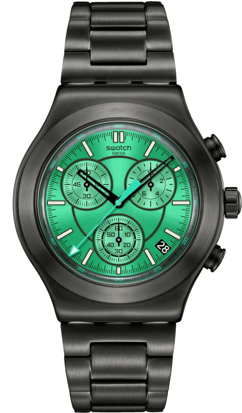 Swatch YVM407G OBSESSIVELY OBSIDIAN Kol Saati