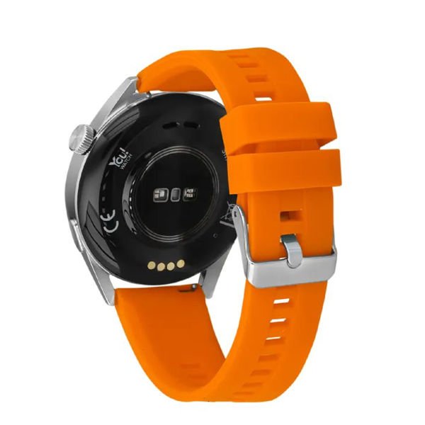 You Watch R12-AR125 You Smart Silver & Orange Silicon Unisex Kol Saati