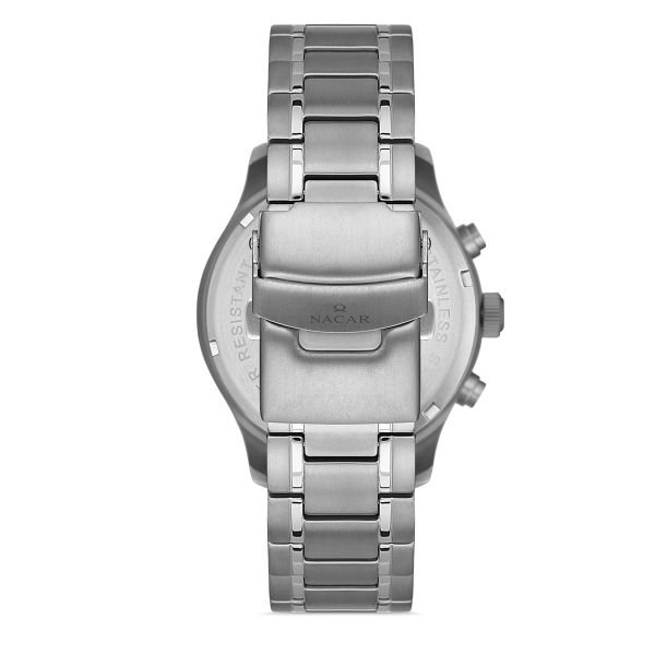 Nacar NC34-25B019-TSLM 44MM.TİTANYUM Erkek Kol Saati Safir Cam