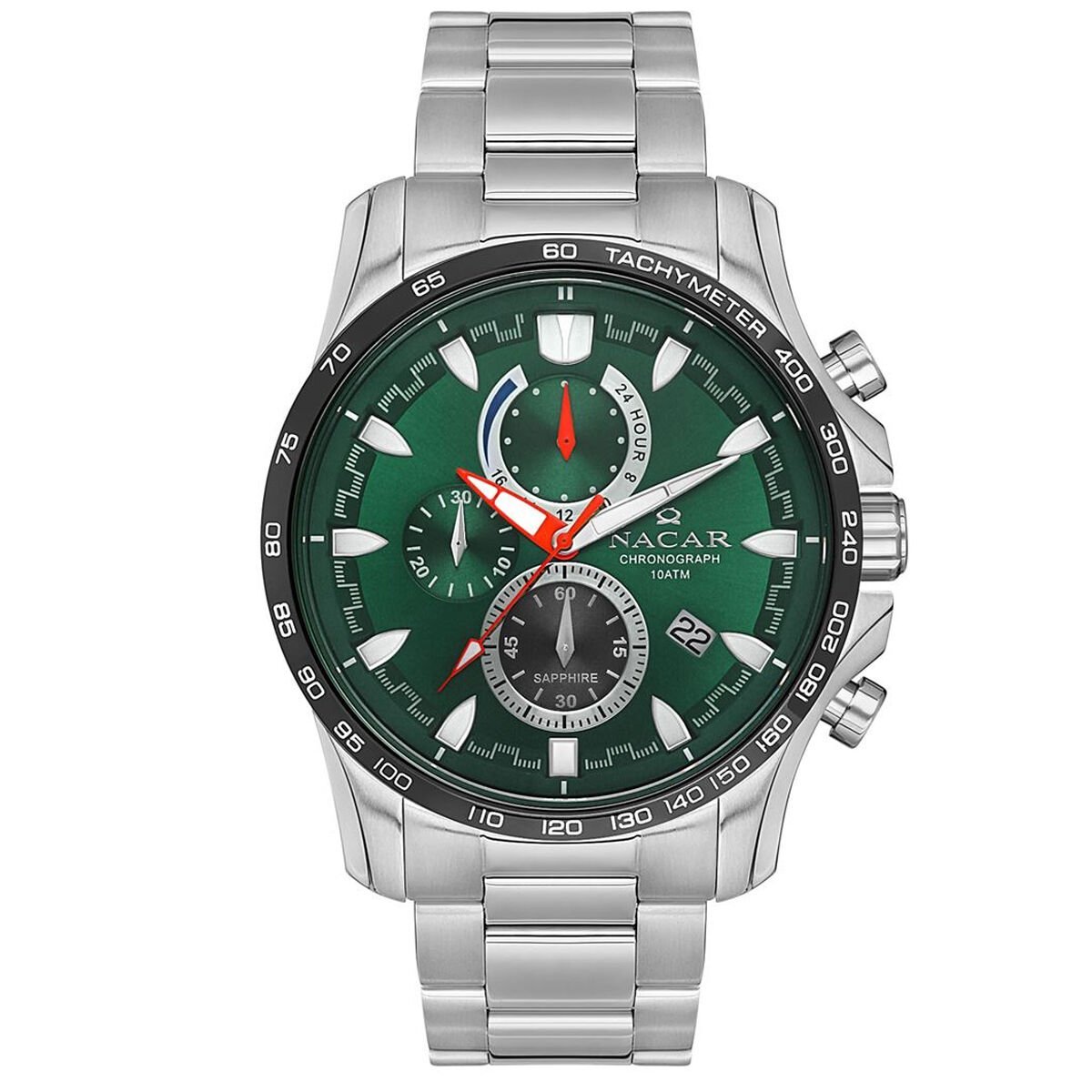 Nacar NC34-290023-ANM Erkek Kol Saati Safir Cam