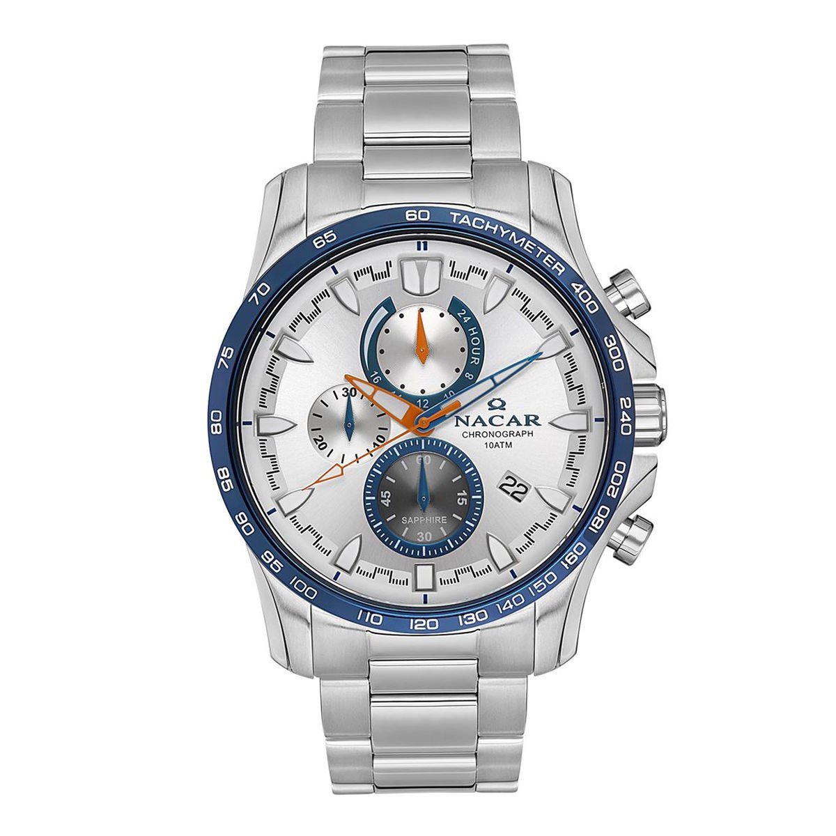 Nacar NC34-290023-ASM Erkek Kol Saati Safir Cam