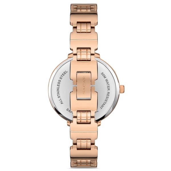 Nacar NC34-39B231-RSM Kadın Kol Saati Safir Cam