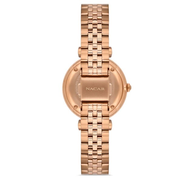 Nacar NC34-39B553-RSM Kadın Kol Saati Safir Cam