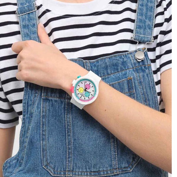 Swatch Swatch Sb06w100 THE PURITY OF NEON