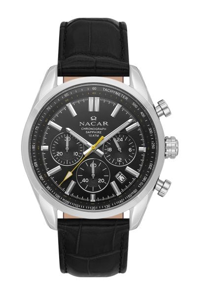 Nacar NC34-290713-ABL1 Safir Deri Erkek Kol Saati