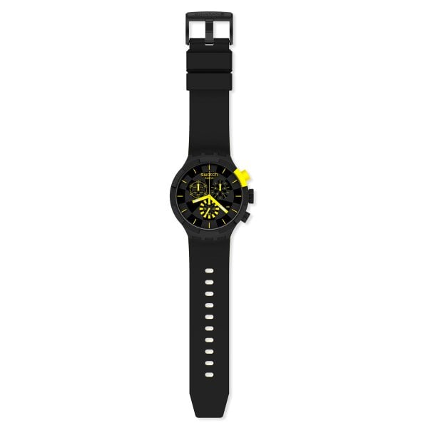 Swatch SB02B403 CHECKPOINT YELLOW Plastik Silikon Erkek Kol Saati