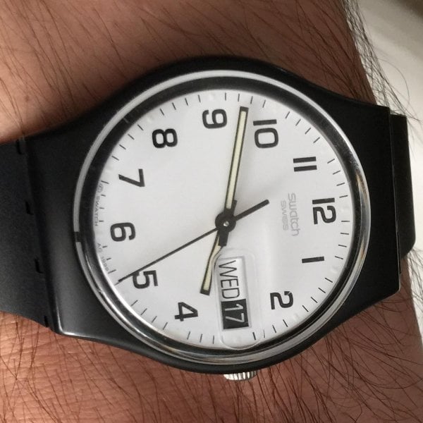 Swatch GB743  (GB743-S26)Plastik Silikon Unisex Kol Saati