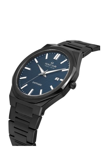 Nacar NC34-290356-BLM Safir Erkek Kol Saati