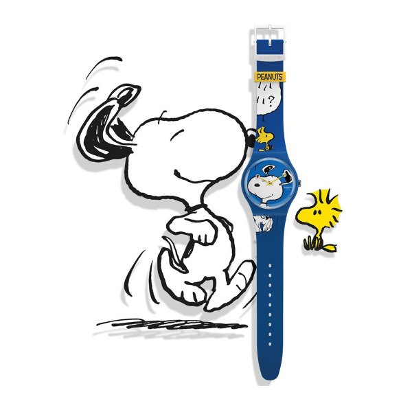 Swatch So29z106 PEANTUS HEE HEE HEE Kol Saati