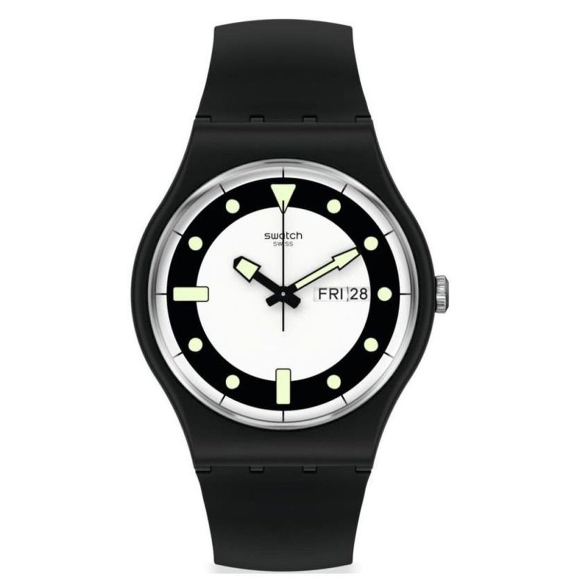 Swatch SO32B705 Bla_Div Unisex Kol Saati